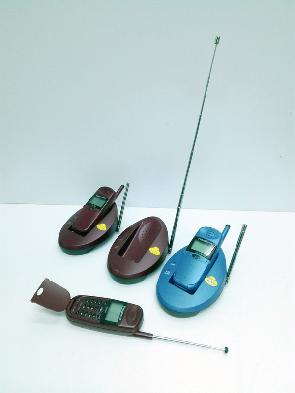 telefono inalambrico color azul granate panaphone asia japon 8x10x17 1u